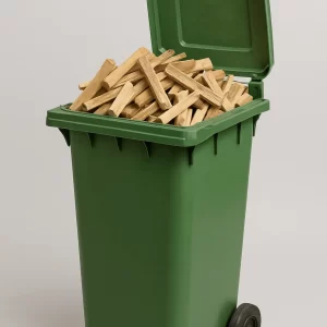 Bin with Kindling 240L