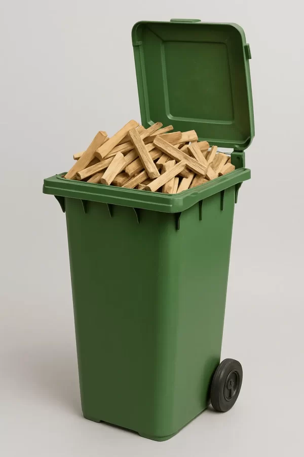 Bin with Kindling 240L